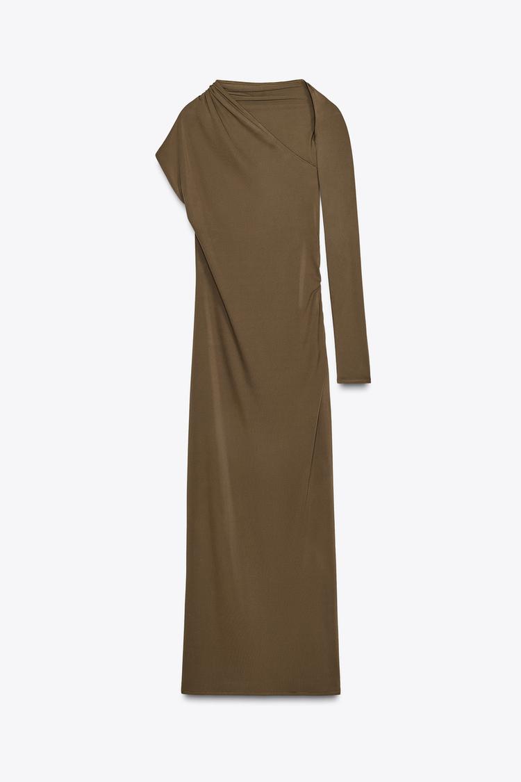 strapless open back dress ELSIE ONE SHOULDER MIDI DRESS  The Dressing Room Online